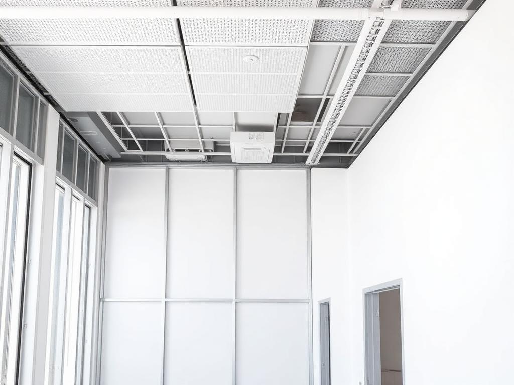 Innenausbau mit abgehängter Decke